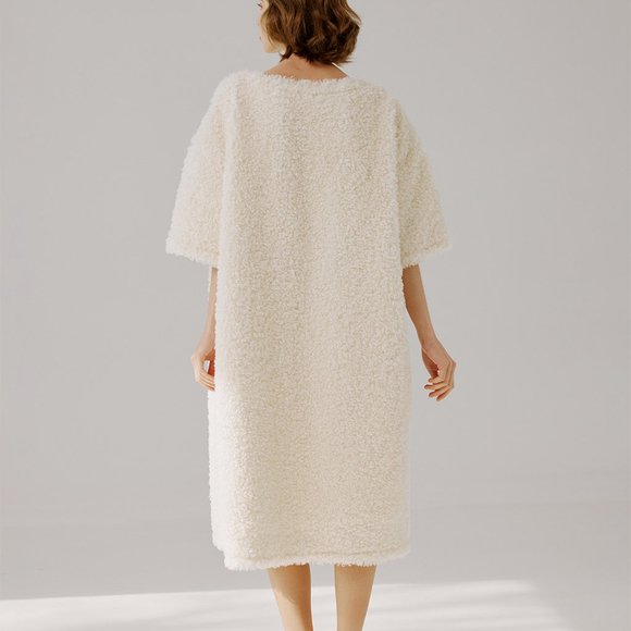 NAP Teddy Fleece Midi Dress - Picture 2 of 4